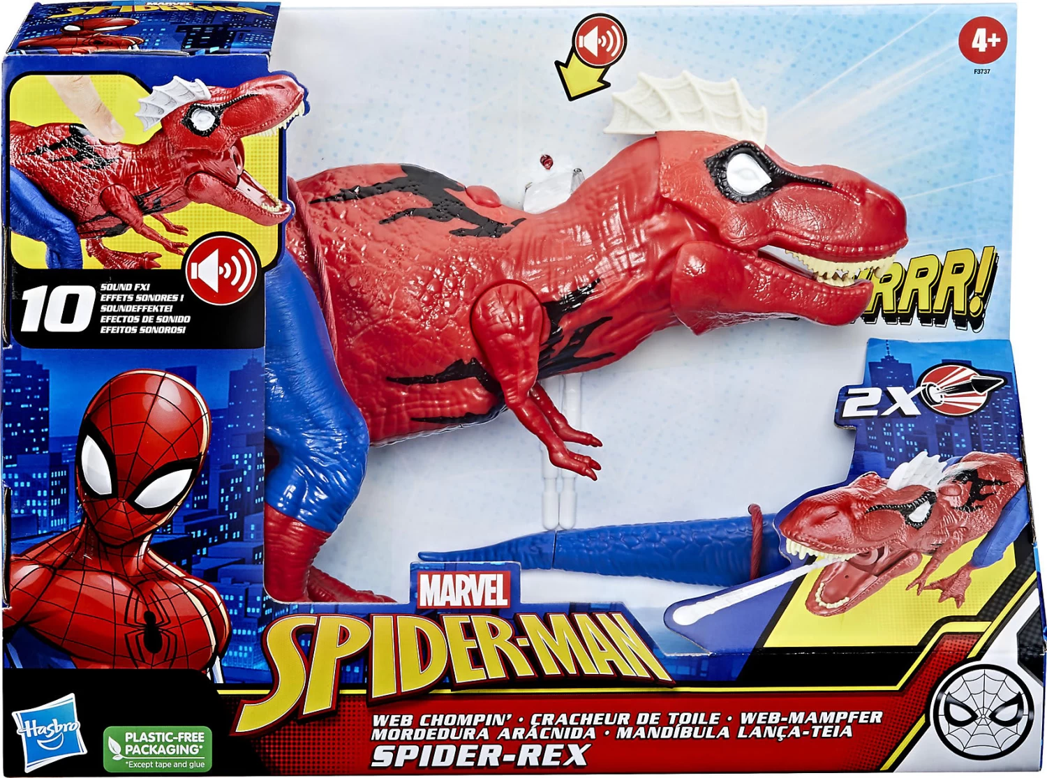 Hasbro Marvel Spider-Man Web-Mampfer Spider-Rex 7 Hasbro Marvel Spider-Man Web-Mampfer Spider-Rex – Bild 5