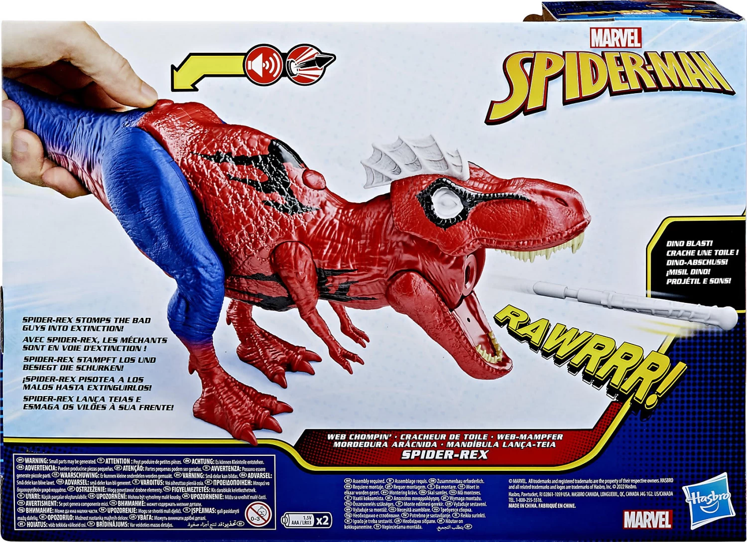 Hasbro Marvel Spider-Man Web-Mampfer Spider-Rex 8 Hasbro Marvel Spider-Man Web-Mampfer Spider-Rex – Bild 6