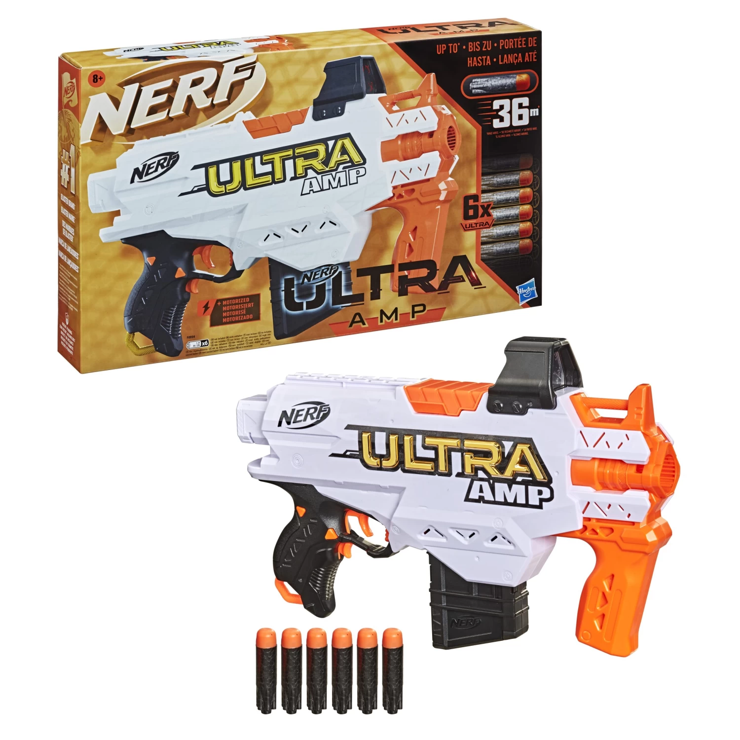 Hasbro Nerf Ultra Amp Motorisierter Dart-Pistole Ab 8 Jahren 3 Hasbro Nerf Ultra Amp Motorisierter Dart-Pistole Ab 8 Jahren