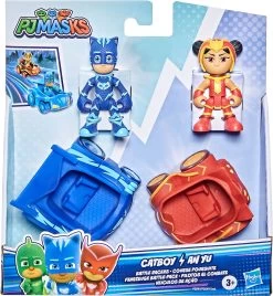 Hasbro PJ Masks Catboy Vs An Yu Fahrzeuge Battle-Pack Vorschulspielzeug, Fahrzeug... -Hasbro hasbro pj masks catboy vs an yu fahrzeuge battle pack vorschulspielzeug fahrzeug 3