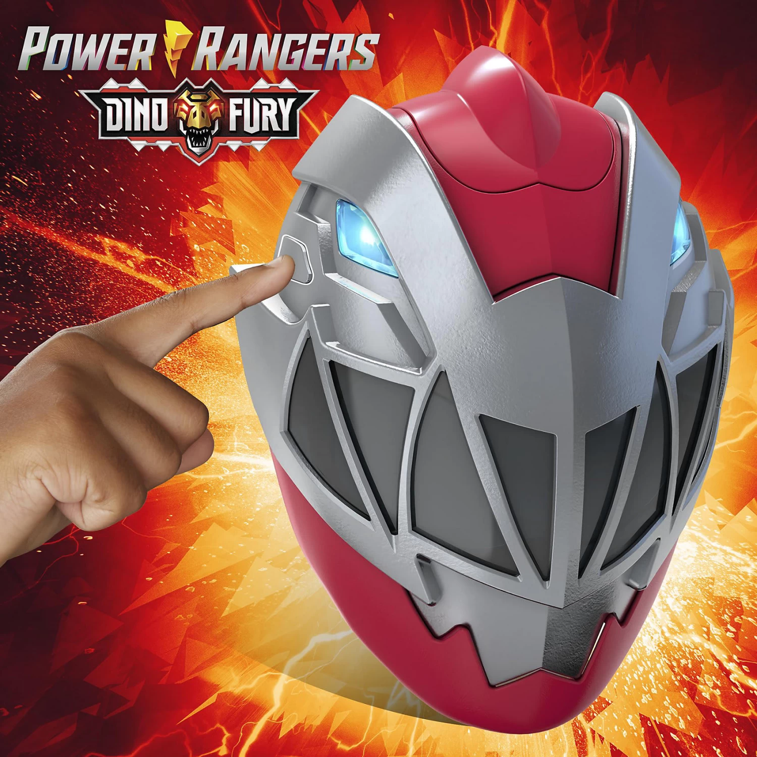 Hasbro Power Rangers Dino Fury Roter Ranger Elektronische Maske 5 Hasbro Power Rangers Dino Fury Roter Ranger Elektronische Maske – Bild 3