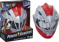 Hasbro Power Rangers Dino Fury Roter Ranger Elektronische Maske