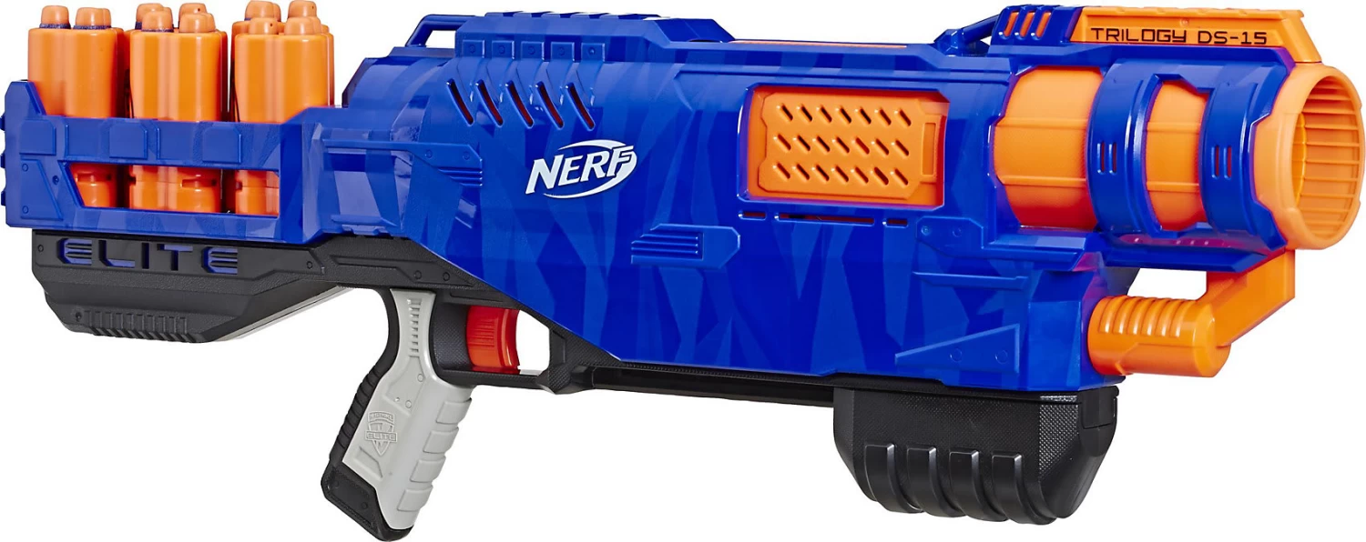 Hasbro Trilogy DS-15 Nerf N-Strike Elite Spielzeug Blaster Mit 15 Nerf Elite... 3 Hasbro Trilogy DS-15 Nerf N-Strike Elite Spielzeug Blaster Mit 15 Nerf Elite...